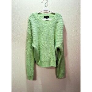 Art Class Sweater Size M Girls Knitted Modern Cottagecore Light Green Top